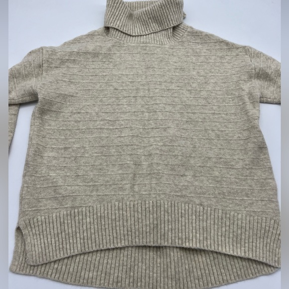 Old Navy Tan Turtleneck Sweater - Picture 2 of 6